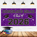 2026 Graduation Party Plastic Backdrop by Gatherfun