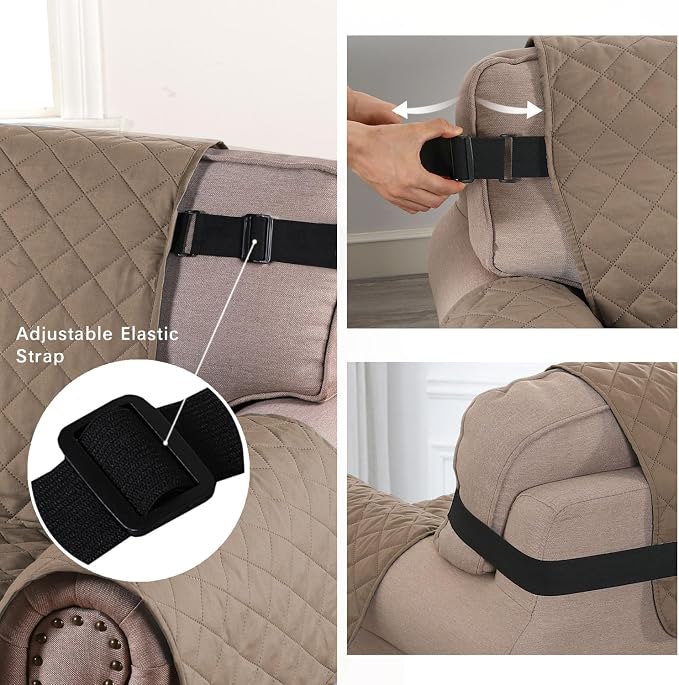 H.VERSAILTEX Reversible Loveseat Cover Water Resistant Furniture Protector - Image 4