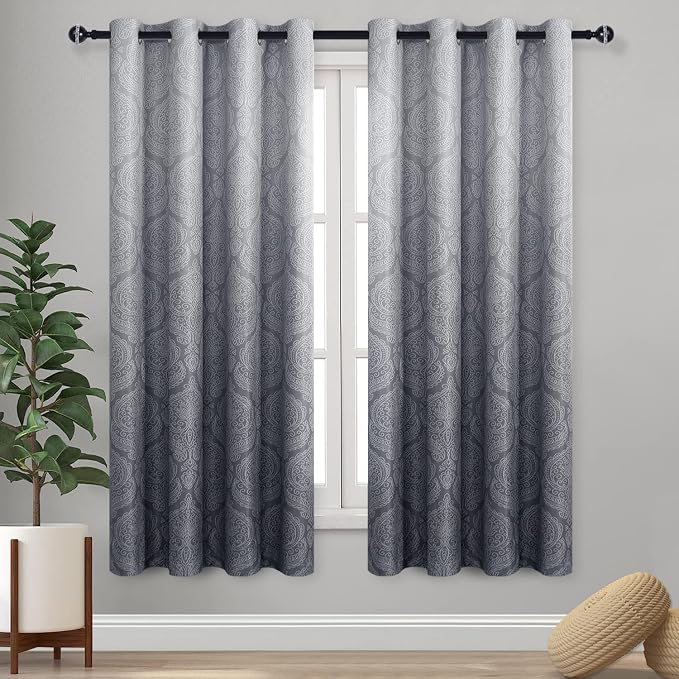 DWCN Ombre Blackout Curtains for Living Room by DWCN