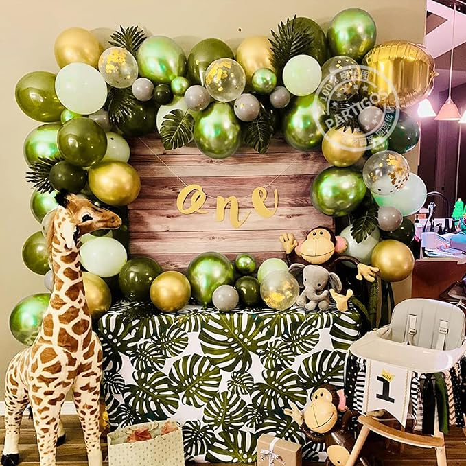 PartyWoo Metallic Lime Green Balloons 140pcs Metallic Light Pastel Green | 18 - Image 7