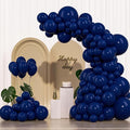 Navy Blue Balloons 145pcs Different Sizes 5in 10in 12in 18in Dark Blue Round by Unknown