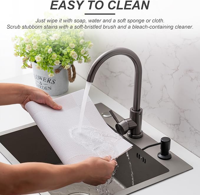 Placemats Set of 4 Washable Indoor | Outdoor Vinyl Place Mats - Image 3