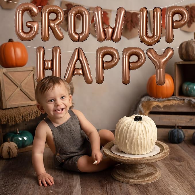 TONIFUL Brown Letter Balloons 2 Set 16 Inch A-Z Custom Alphabet Banner | 52 Pcs - Image 5
