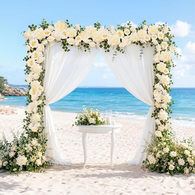 Findosom Total 12.4Ft Artificial Flowers Garlands - Image 5