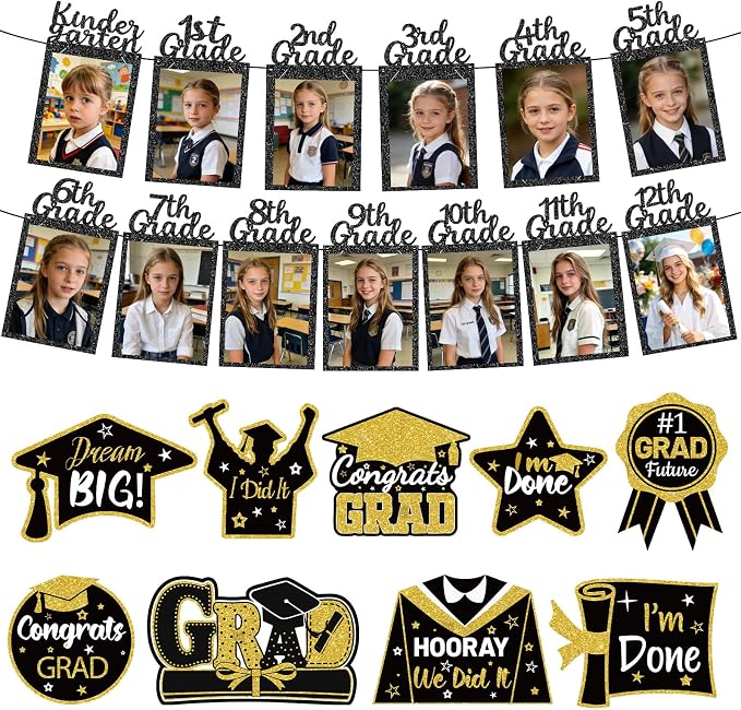 Graduation Decorations 2026, Graduation Party Supplies & Class of 2026 Decor Kit by Dokeawo