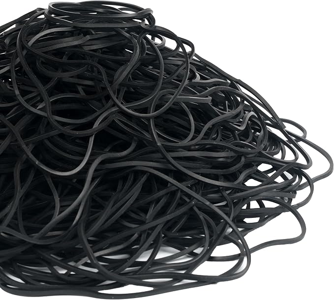 Rubber Bands for Balloon Arches 300pcs Black 4.8inch Large Elastic Bands | - Image 7
