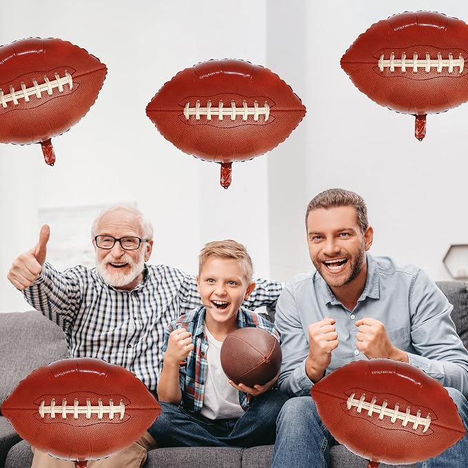 5 Pieces Large Football Party Balloons - Image 5