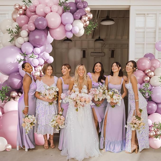 Dusty Purple Balloon Arch Kit for Baby Shower Bridal Shower Decorations | - Image 3