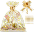 COQOFA 20 Pieces Large Cello/Cellophane Bags, 24x30 Inches Clear Basket Gift by COQOFA