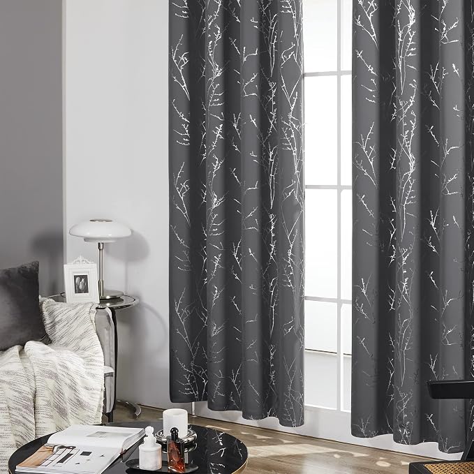 Deconovo Living Room Curtains 72 Inches Long, Thermal Insulated, Room Darkening - Image 5