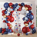 Ouddy Party 149Pcs Red White and Blue Balloon 4th of July Day Decorations by OuddyParty