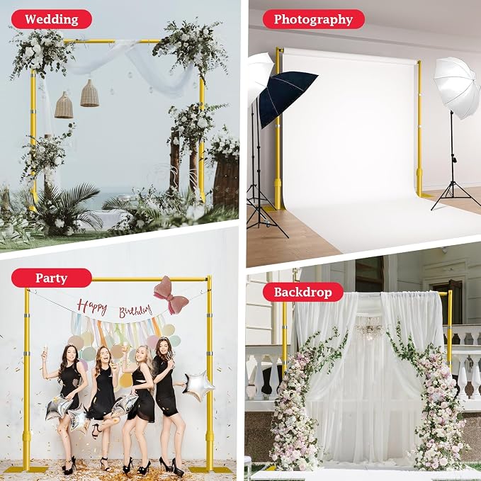 EMART 12x10ft Heavy Duty Backdrop Stand Frame - Image 7