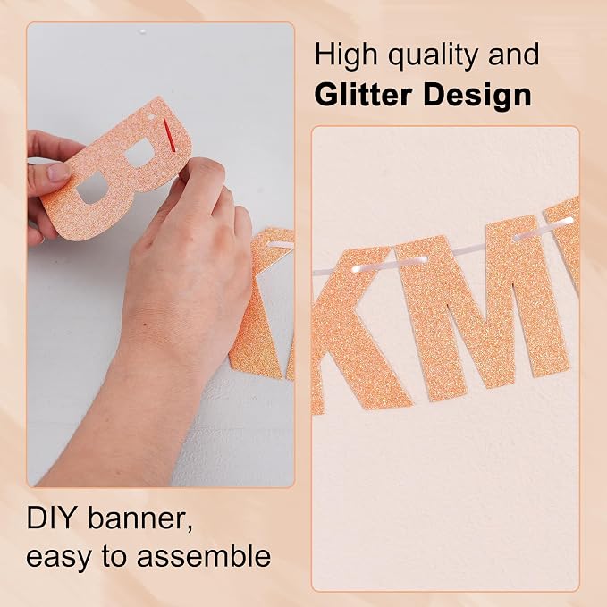 BEISHIDA Light Orange 116 PCS A-Z DIY Letter Custom Banner Party Decor | 111 - Image 2