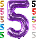 KatchOn Giant Purple Number 5 Balloon by KatchOn