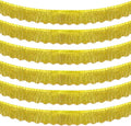 LOLStar Gold Foil Fringe Tinsel Garland, Tinsel Streamers Banner, 6 Pack | 60Ft by LOLSTAR