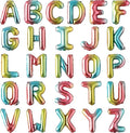 Letter Balloons 16 Inch Mylar Foil Alphabet Letter A-Z Balloons Set by LIOZEOKUN