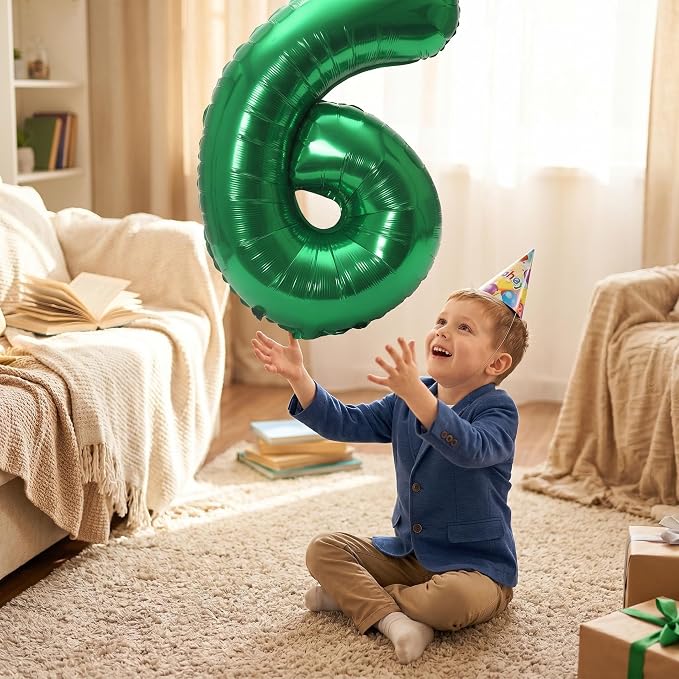 YPSelected 32 Inch Large Foil Helium Number Balloon Birthday Wedding Party 0-9 - Image 2