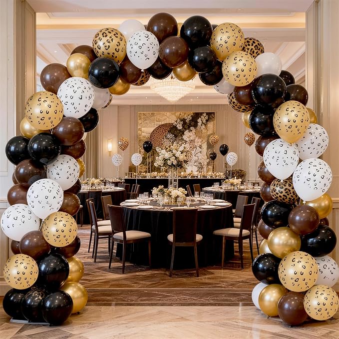 Cheetah Print Balloons, Jungle Animal Balloon Cheetah Decorations - Image 6