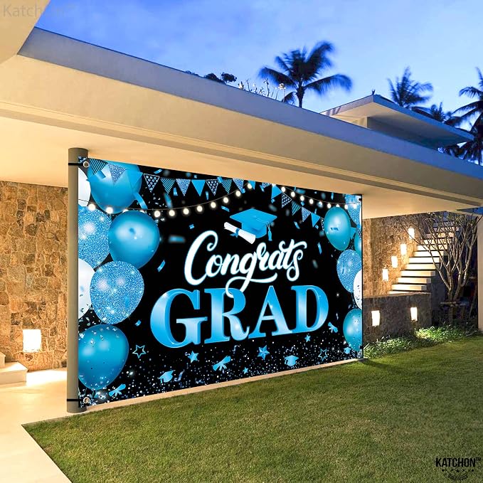 KatchOn Graduation Decorations 2026 Congrats Grad Banner 72x44 Inch | - Image 5