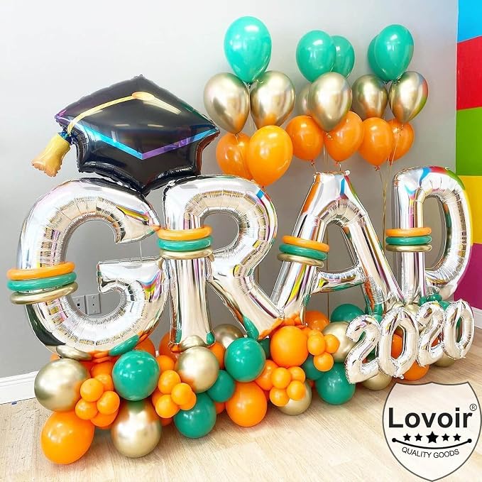 Lovoir 40 Inch Large Silver Letter W Balloons Big Size Jumbo Mylar Foil Helium - Image 3