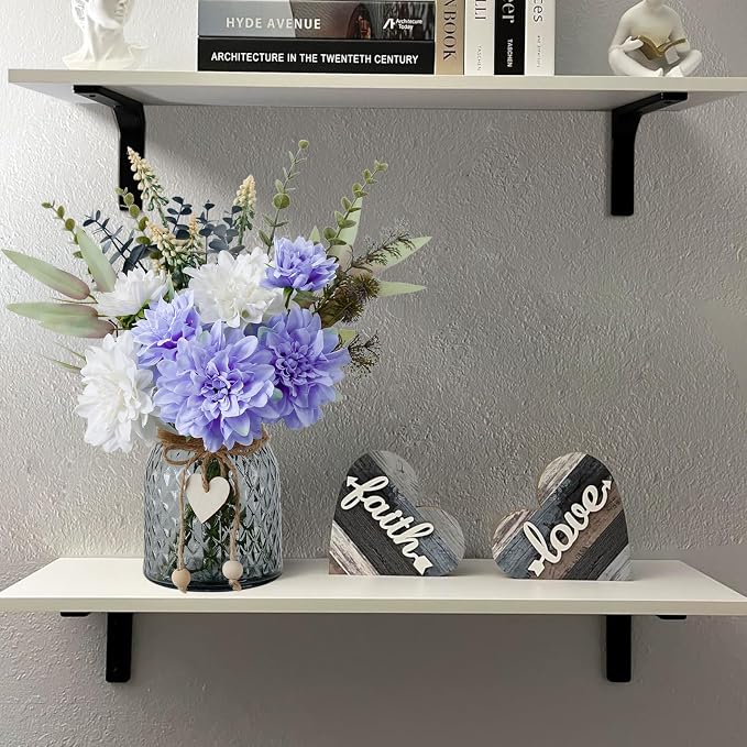 Leftover Fake Flowers in Vase, Faux Flowers in Vase, Table Centerpieces - Image 4