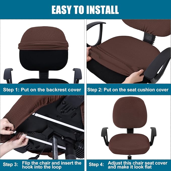 Smiry Office Computer Chair Covers - Image 7
