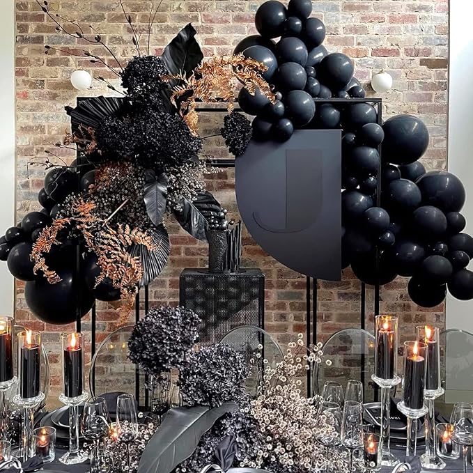 100 Pack Black Balloons 12 inch, Graduation, Baby Shower Party Decorations - Image 3