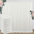 40 ft x 10 ft Wrinkle Free Ivory Backdrop Curtain by Outpain