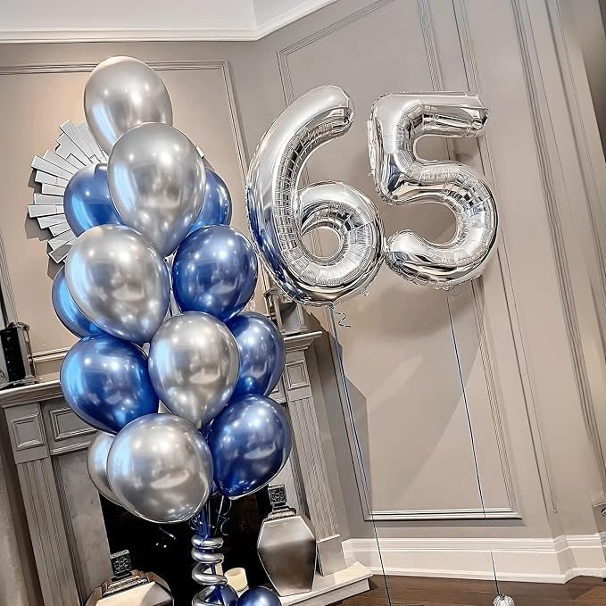 10PCS 40 Inch Large Foil Number Balloons 0-9 Set - Image 8