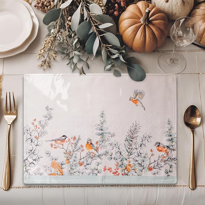 Maison d' Hermine Placemats Set of 4 Reusable 100% Cotton | Cloth Place Mats - Image 6