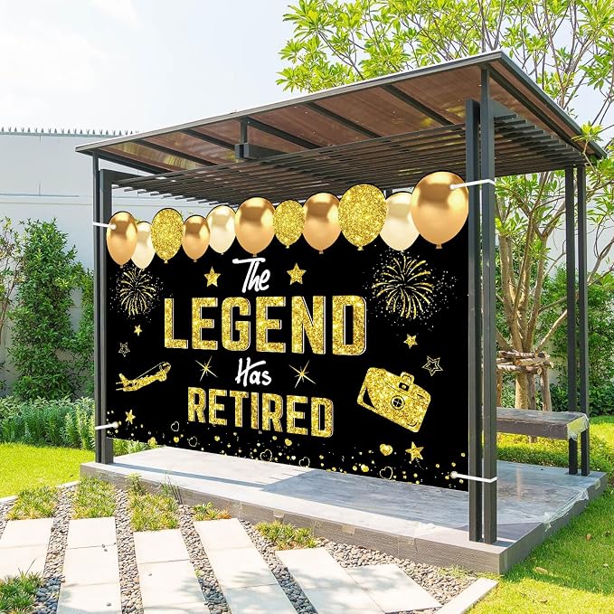 Retirement Party Decorations, Retirement Banner - Image 4