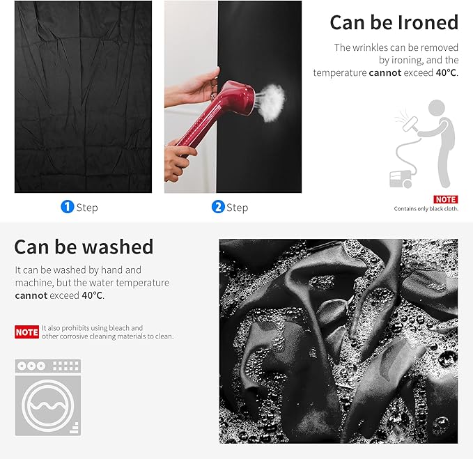 NEEWER 6x9 feet/1.8x2.8m Photo Studio 100% Pure Polyester Collapsible Backdrop - Image 3
