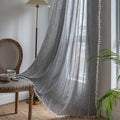 Sutuo Home Boho Curtains for Bedroom Living Room, Semi Blackout Privacy Linen by SutuoHome