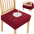Smiry Waterproof Seat Covers for Dining Room Chairs, No Rear Covers | Stretch by Smiry