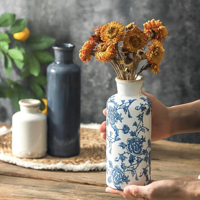 ooit Ceramic Vintage Vases Set of 3 - Image 3