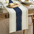 Artoid Mode Dark Blue Farmhouse Rustic Table Runner 12x120 Inch | Seasonal by ArtoidMode
