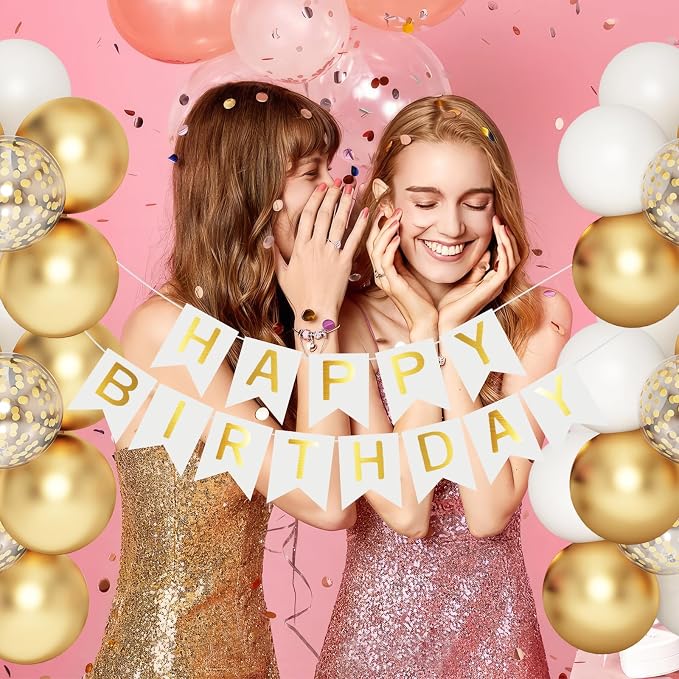 Gold Birthday Decorations - Image 6