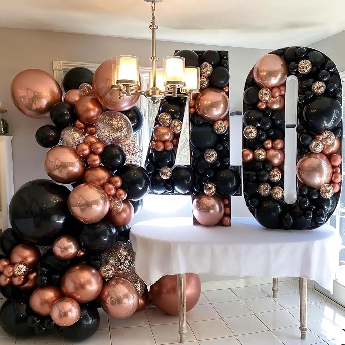 Rose Gold Balloons Set, Baby Shower, Wedding Party Decoration - Image 5