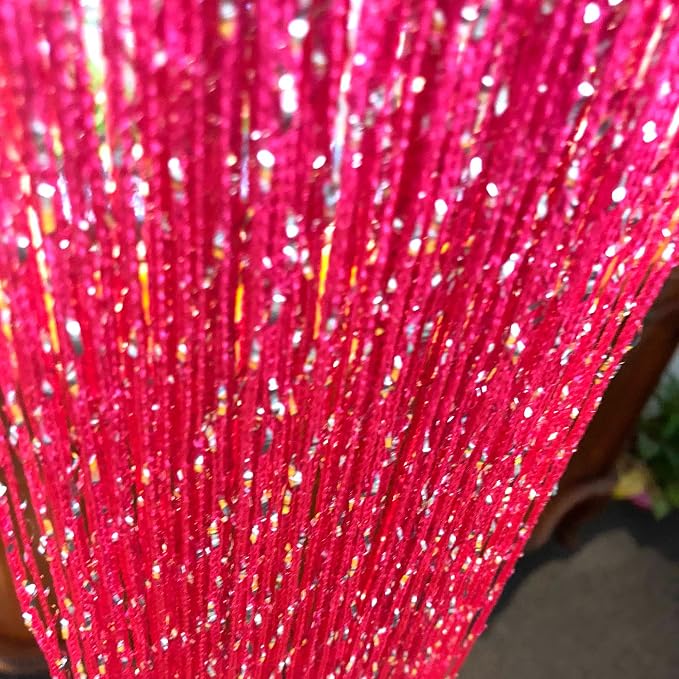 2 Pack 39 x 79 Inch Beaded Curtain String Door Curtains, Hippie Room Decor - Image 5
