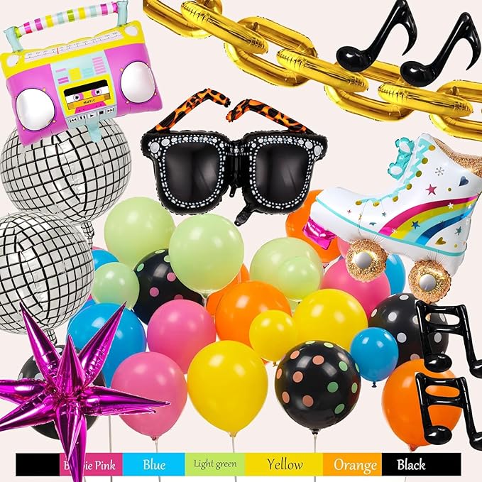 90s 80s Disco Theme Party Decorations - Image 5