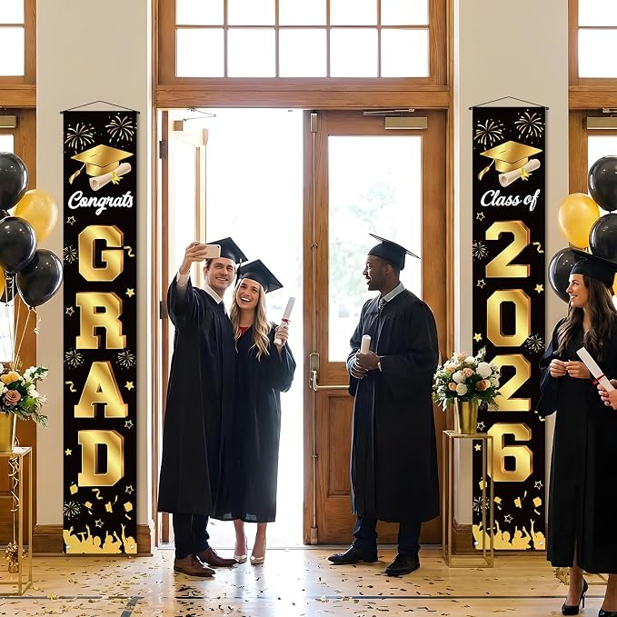 Graduation Decorations 2026 Porch Banner, Congrats Grad Class of 2026 Banner - Image 8