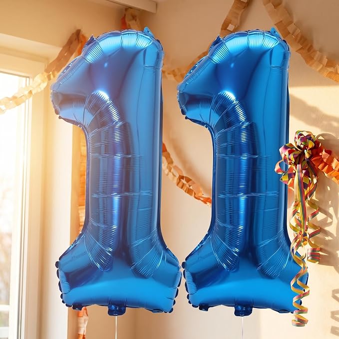Number 11 Balloon Foil Mylar Balloons - Image 4