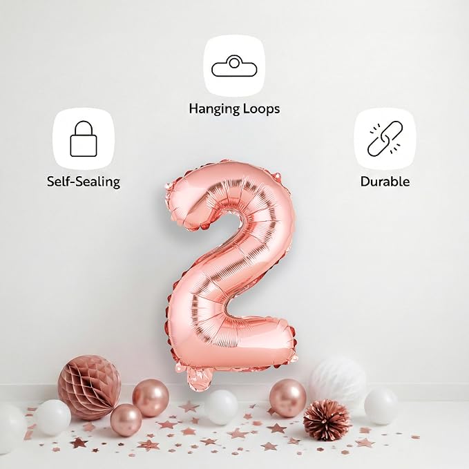 Restaurantware Balloon 1 Pack of Mylar Hanging Reusable Self-Sealing Balloons - Image 4