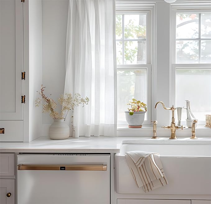 YoungsTex Short White Linen Curtains - Image 7