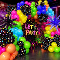 200Pcs Neon Balloons Garland Arch Kit by Unknown