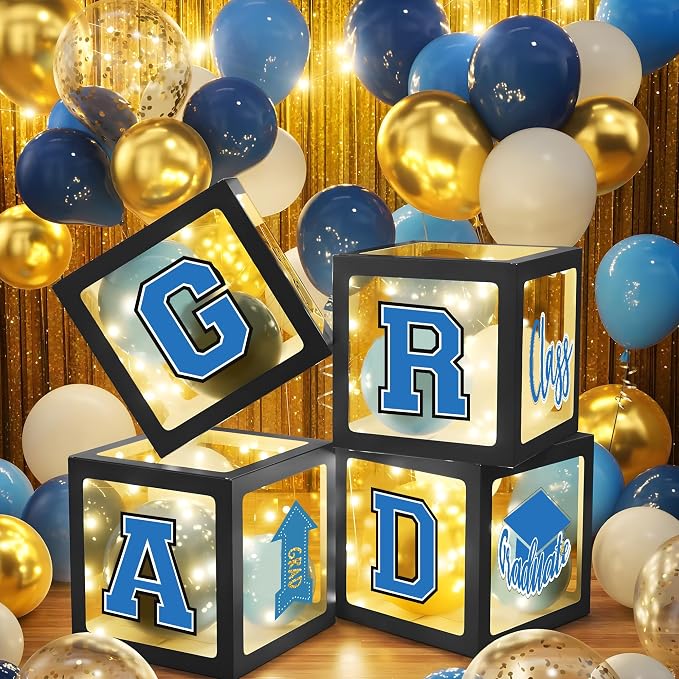 Party Spot！2026 Blue and Gold Graduation Party Decorations - Image 6