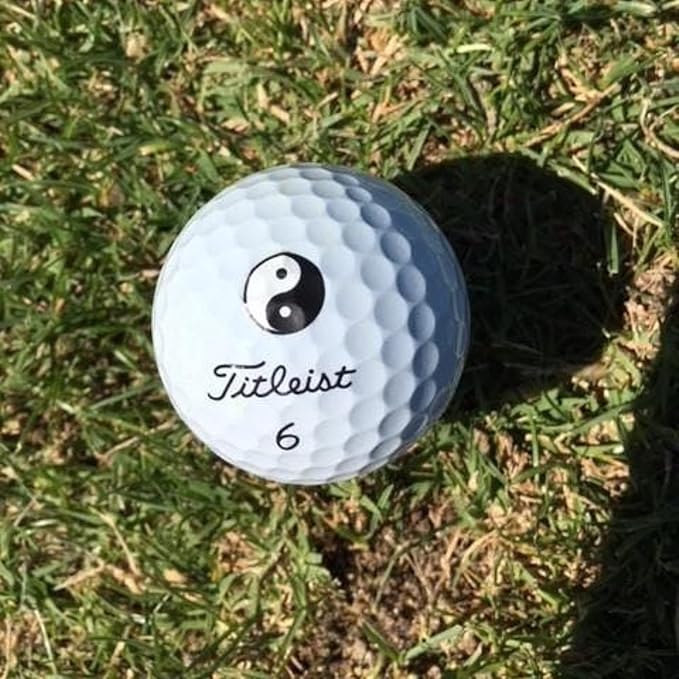 Golfdotz - USGA Rule Conforming Golf Ball Markers, Golf Ball Stickers for Marking Balls, No More Smearing from Stamps, Gifts for Golfers, Dads, and Retirees, (Emoji Collection; 24-32 Count)