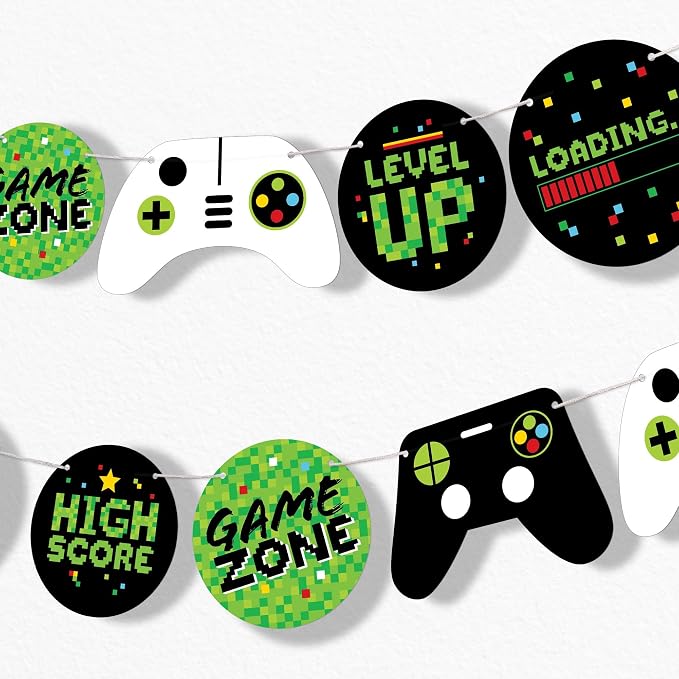 Video Game Birthday Party Decorations by BigDotofHappiness