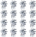 16 Pack Silver Balloon Weights Metallic Holder Anchors Balloon Holder Weights by Unknown
