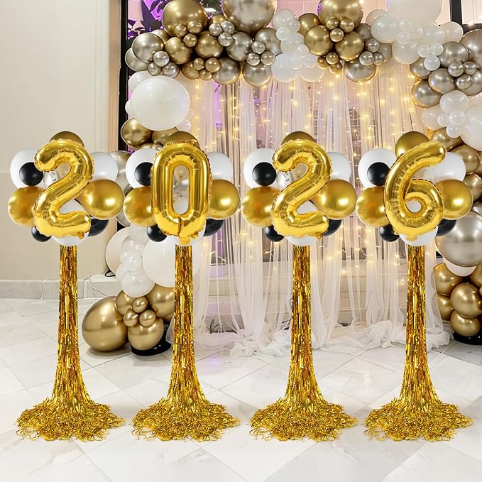 2026 Graduation Balloon Columns Kit – Set of 4 Standing Balloon Stands - Image 2